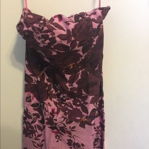 The Limited empire waist sleeveless print dress